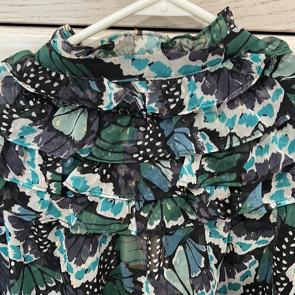 NWT Boden Ruffle Neck Shirt, US 12 - Picture 8 of 12